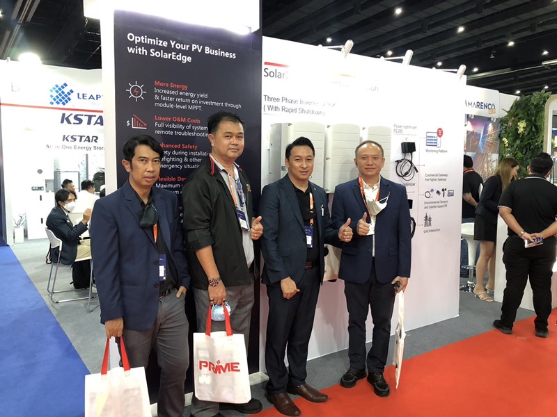 Don Muang Tollway executives attended Sustainable Energy Technology Asia (SETA 2022) & Solar + Storage Asia (SSA 2022), BITEC Exhibition and Convention Center