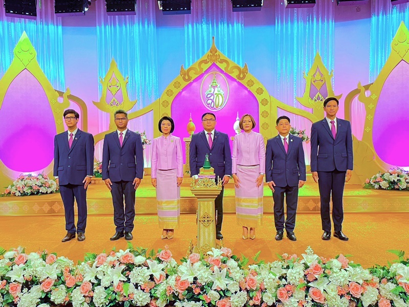 Don Muang Tollway participated in the tape recording of blessings to Her Majesty the Queen