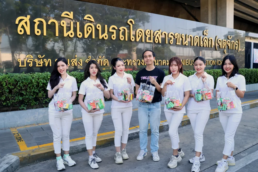 DMT รณรงค์ความปลอดภัยช่วงปีใหม่ ณ สถานีเดินรถโดยสารขนาดเล็ก (จตุจักร)