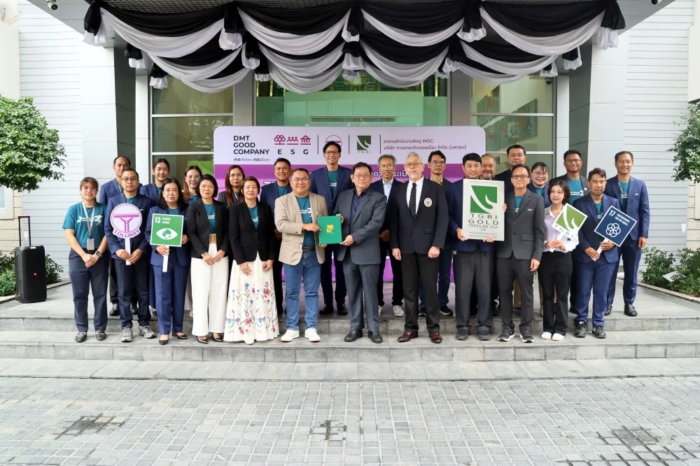 DMT receives TGBI Plaque and TREES–EB Gold Certification