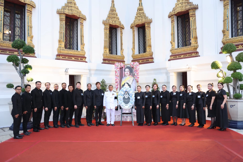 DMT ร่วมเป็นเจ้าภาพพระพิธีธรรมสวดพระอภิธรรมพระบรมศพ สมเด็จพระนางเจ้าสิริกิติ์ พระบรมราชินีนาถ พระบรมราชชนนีพันปีหลวง