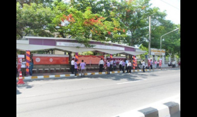 Renovated Bus Stop at DOH office