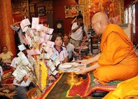 Tollway to be presided Royal Kra-Tin at Wat Sa Miean Naree