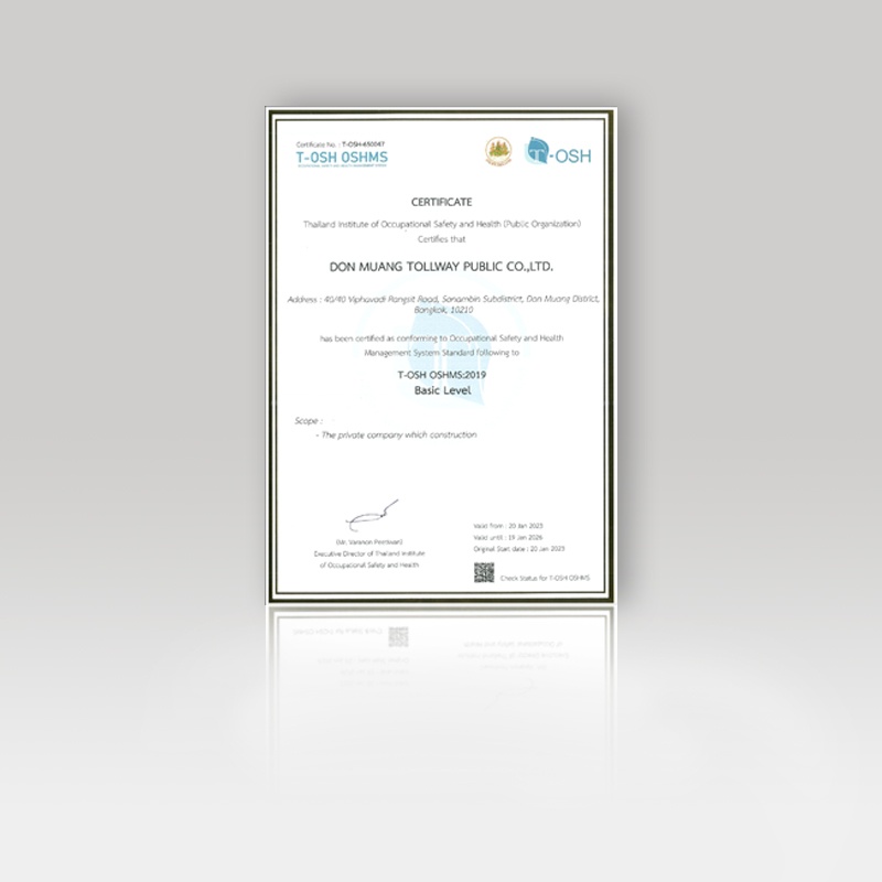 Enterprise Development Award for Compliance with Safety, Occupational Health, and Working Environment Management Standards 2022